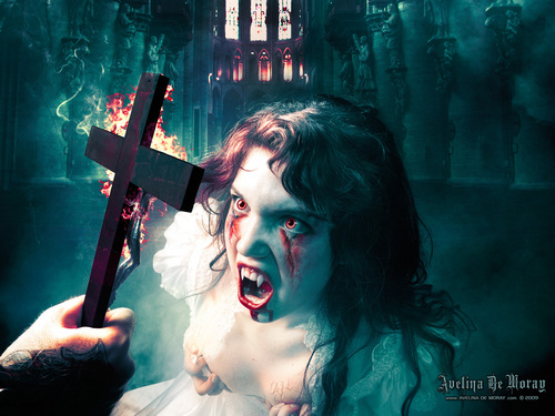  Vampire and गॉथिक वॉलपेपर्स द्वारा Avelina De Moray