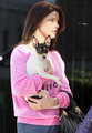 Ashley Greene is Pretty in Pink with Her Perky Pooch - twilight-series photo