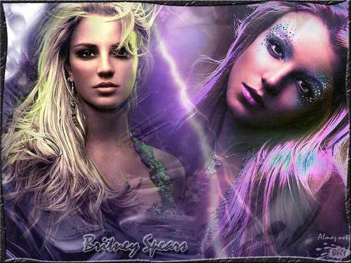  Britney Pretty karatasi la kupamba ukuta