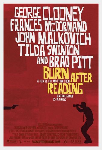  Burn After पढ़ना Poster