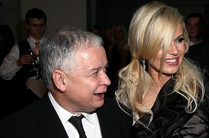  Doda at Ball of journalist / with polish president Lech Kaczynski
