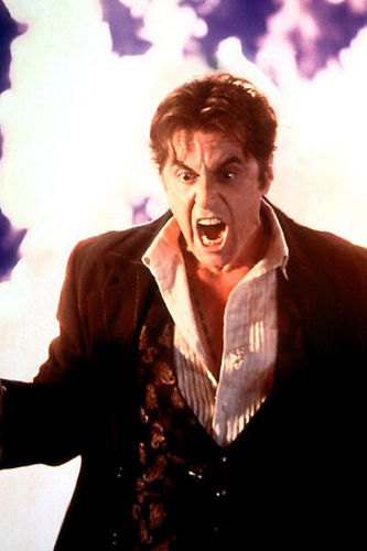 Pacino in "The Devil's Advocate"