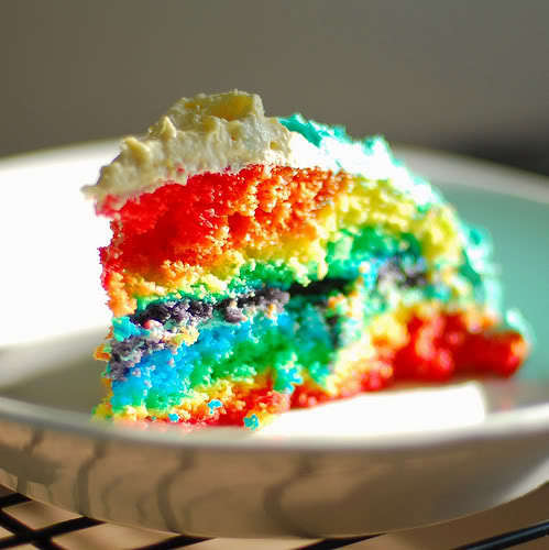  arco iris Cake