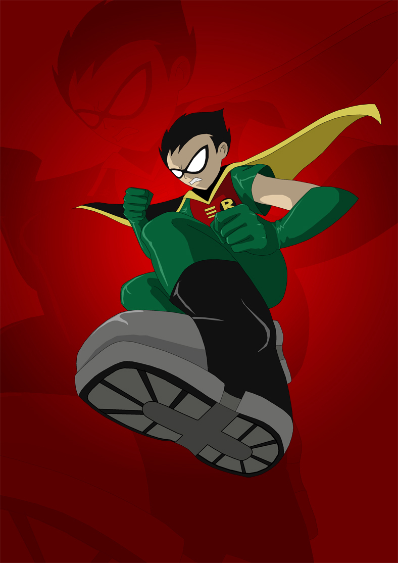 batman & Robin fan Art: Robin.