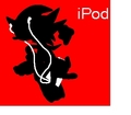Shadow loves iPods - shadow-the-hedgehog fan art