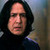  Severus' black eyes