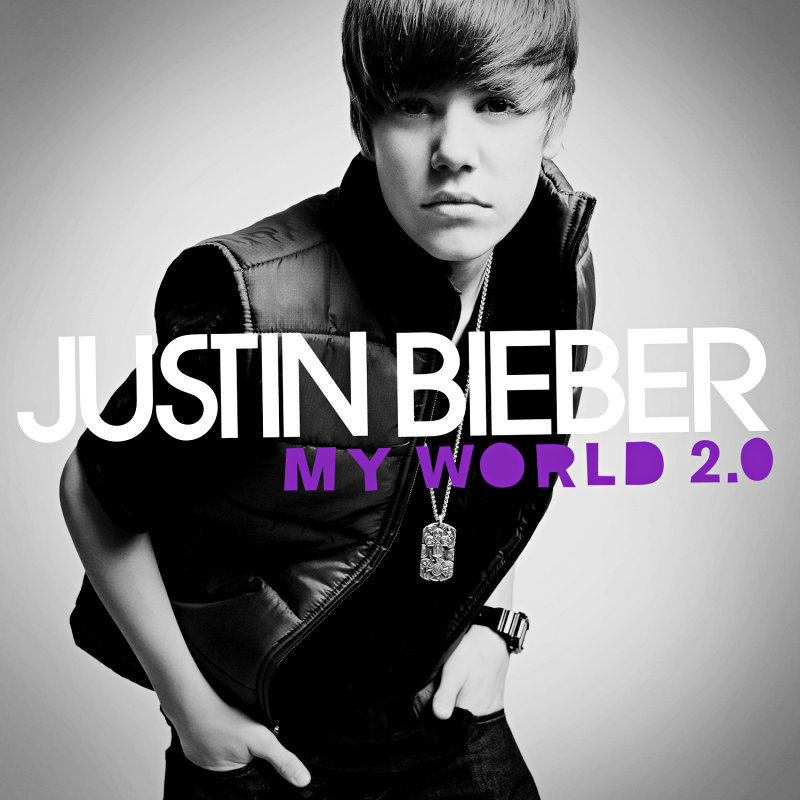 justin bieber my world album artwork. justin bieber my world 2.0