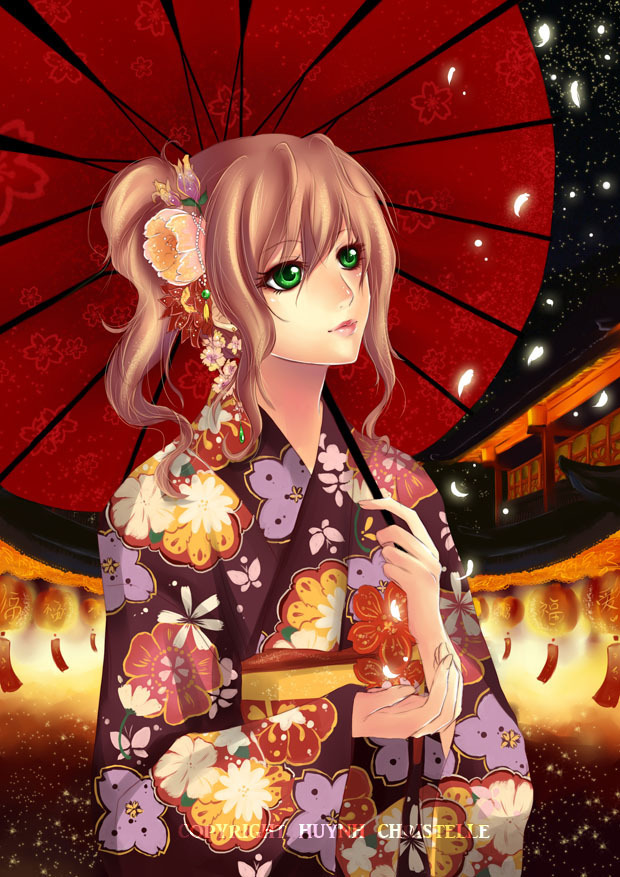 cute anime kimono. Who has the best kimono?