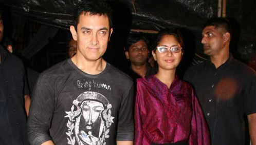  What is the name of Aamir Khan's sekunde wife?