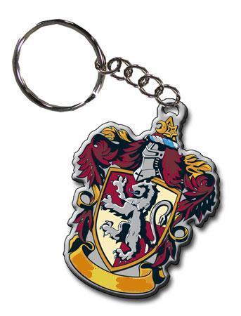  What Hogwarts house crest (from Harry Potter) is featured on this keychain?