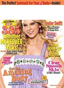 What magazine is Taylor on in this Picture?