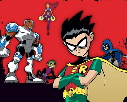  What channel other than CN-w hosts Teen Titans?