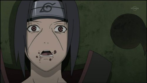 what happened to itachi in this screenshot?
