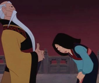  What is not alisema about Mulan kwa the Emperor?