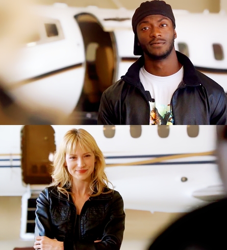  Hardison: "Where あなた going?" What did Parker answered?