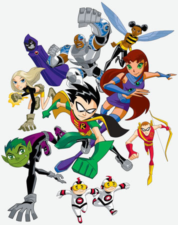  Who are the Teen Titans in this 照片 ?
