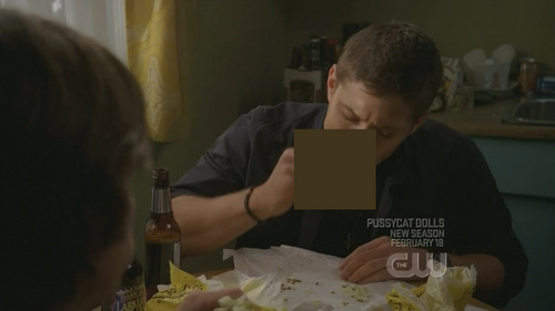  What is Dean eating ?