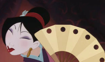 Mulan: "Reflect before you __________, act!"