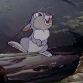 Who does the voice of Young Thumper in Bambi ?
