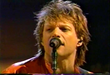  What was the name of the tour on Karens Bon Jovi shirt?