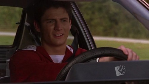  He's in the car with Haley ?