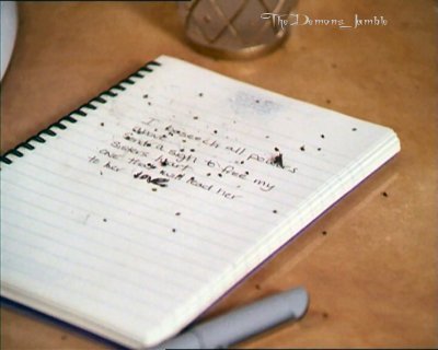 who has wrote this spell in the ep "Give me a sign"...?