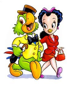  What is the name of Jose Carioca's beautiful and rich girlfriend?