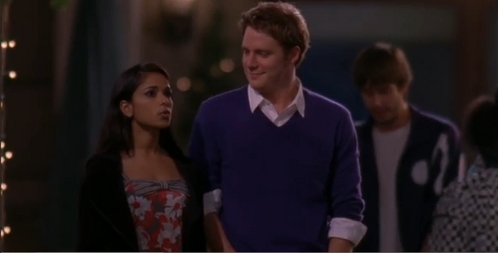 What movie does Evan take Rebecca to see on their date in "Take Me Out"?