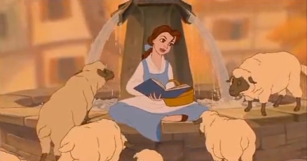  In which chapter of Belle's favourite book does the female protagonist meet Prince Charming?