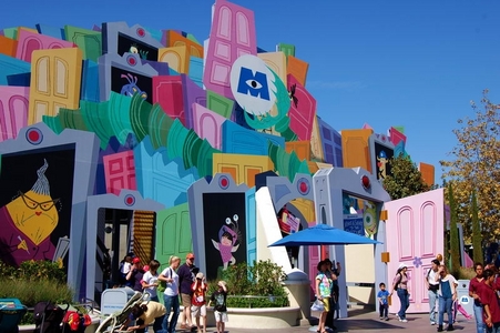 Which Disney Theme park can you find "Monsters Inc, Mike and Sully to the Rescue!"