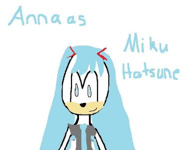  What is Anna's পছন্দ Hatsune Miku song?