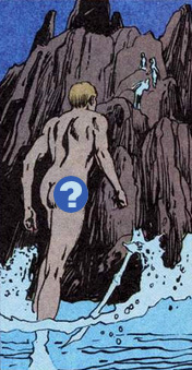 What does John Constantine have tattooed on his ass ?