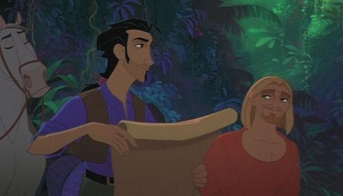  What song was being played when Miguel and Tulio were trying to find the city of gold?