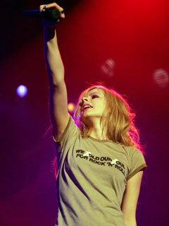  What was the name of Avril's first tour?