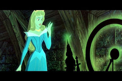 Princess Aurora's long, thin, willowy body shape was inspired by that of which actress ? 