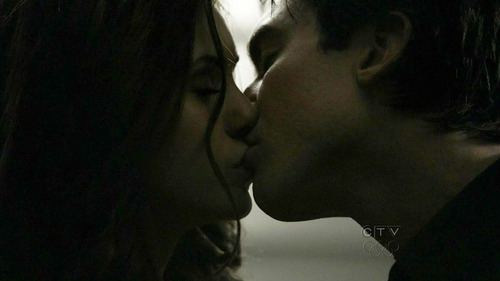  T/F: This is Damon and Elena's first kiss.