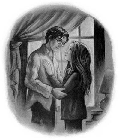 How many kisses did Harry and Ginny share in books?