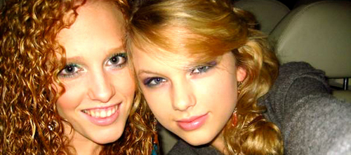 in what way is the girl in this pic associated to tay??