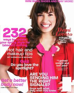  What magazine is Demi on in this cover?