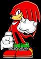  What is that white thing on Knuckles' chest?