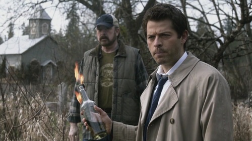 In The Season Finale Swan Song What Does Cas Say To Michael The Archangel That Was Funny