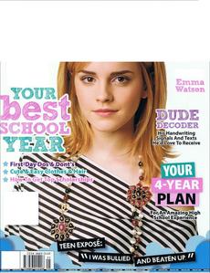  What magazine is Emma on in this cover?