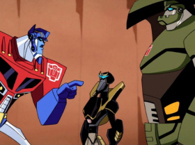 In which episode did Optimus Prime's temper finally go over the top?