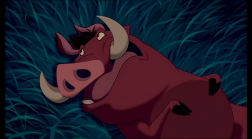  According to Pumbaa what are the stars?