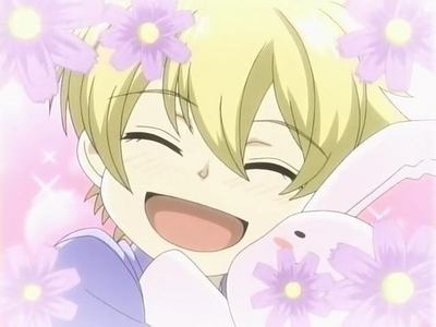  In the anime, What did Mori say to Honey when Usa-Chan got té all over his face?