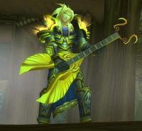  Which instrument the belf Sig Nicious from The Level 80 Elite Tauren Chieftain plays?