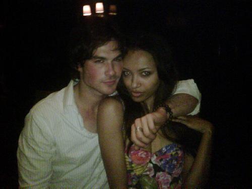 LJ Smith is happy with the casting of BOTH Ian & Kat for Damon and Bonnie. 