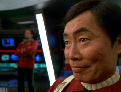  Which ship did Sulu captain?