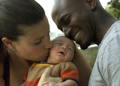  What is the name of Idina and Taye's first child?