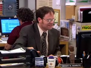 What was the correct bianary code that Dwight gave to "the computer?"